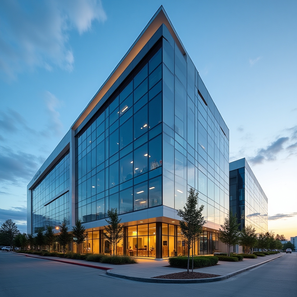 ArchiveGuardians modern corporate headquarters with glass facade